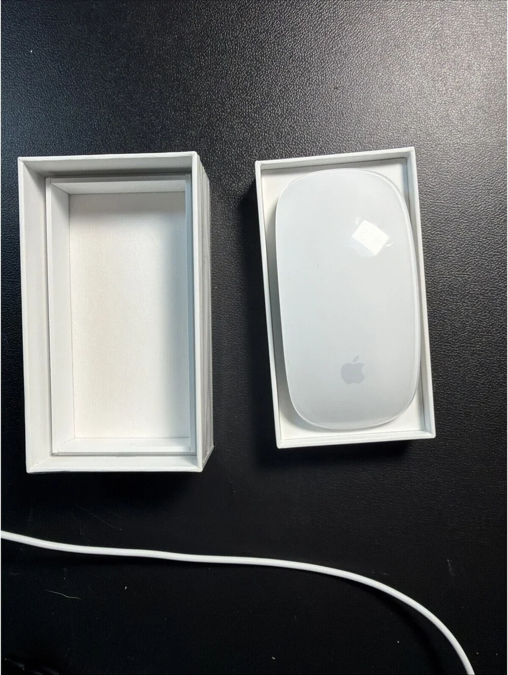 Apple Magic Mouse 2 A1657 White/Silver Open Box w/ Original Box & Cable